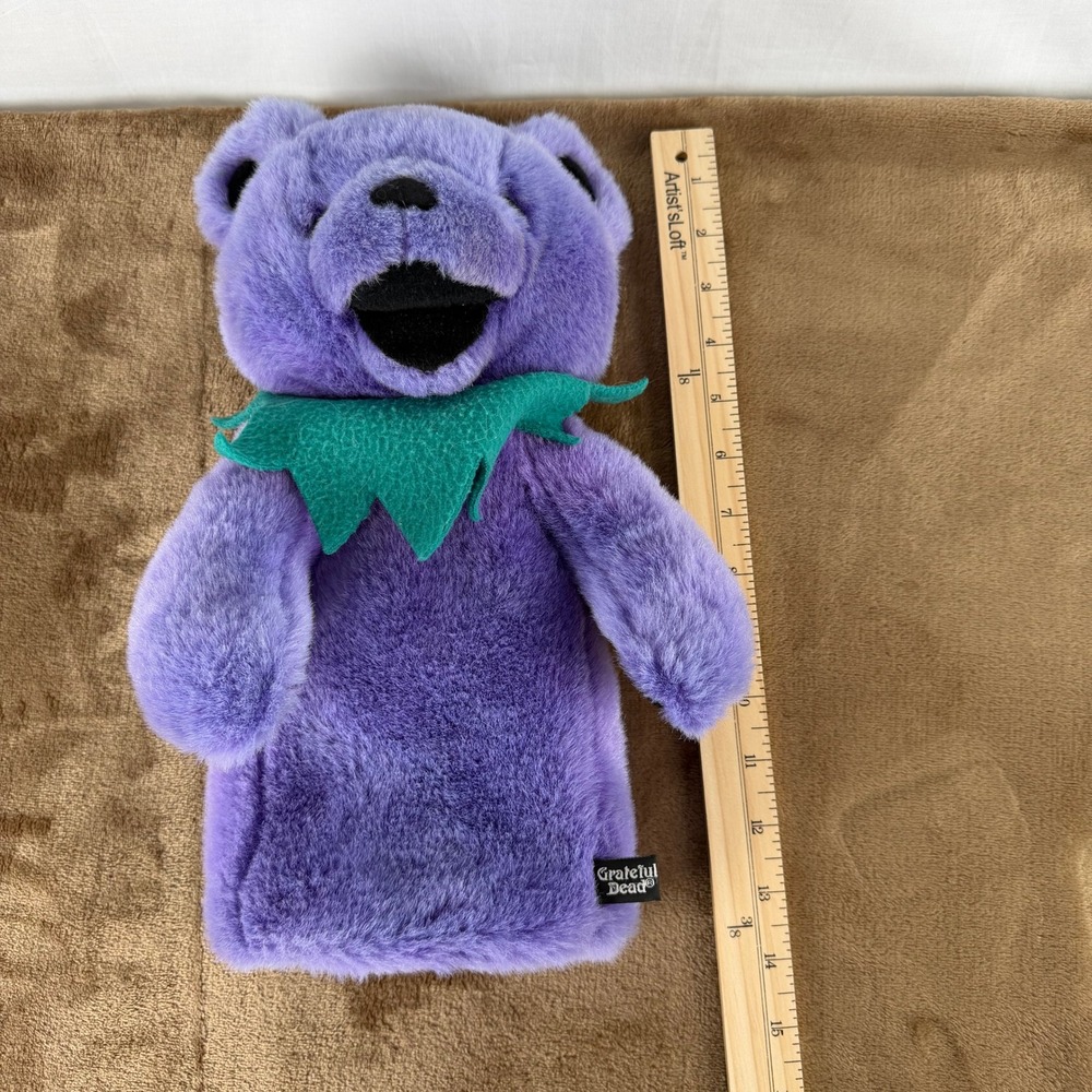 Rare Grateful Dead Purple Dancing Bear Golf Club Head Cover Plush Driver Cover - Picture 7 of 9
